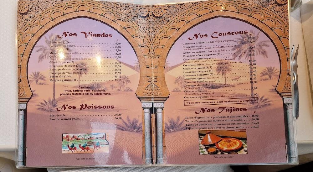 Au Royal Couscous - Menu Image 1