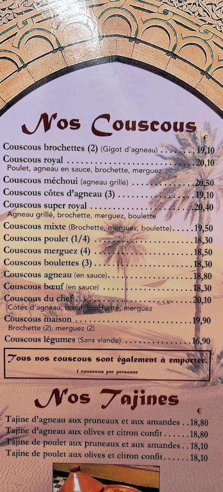 Au Royal Couscous - Menu Image 2